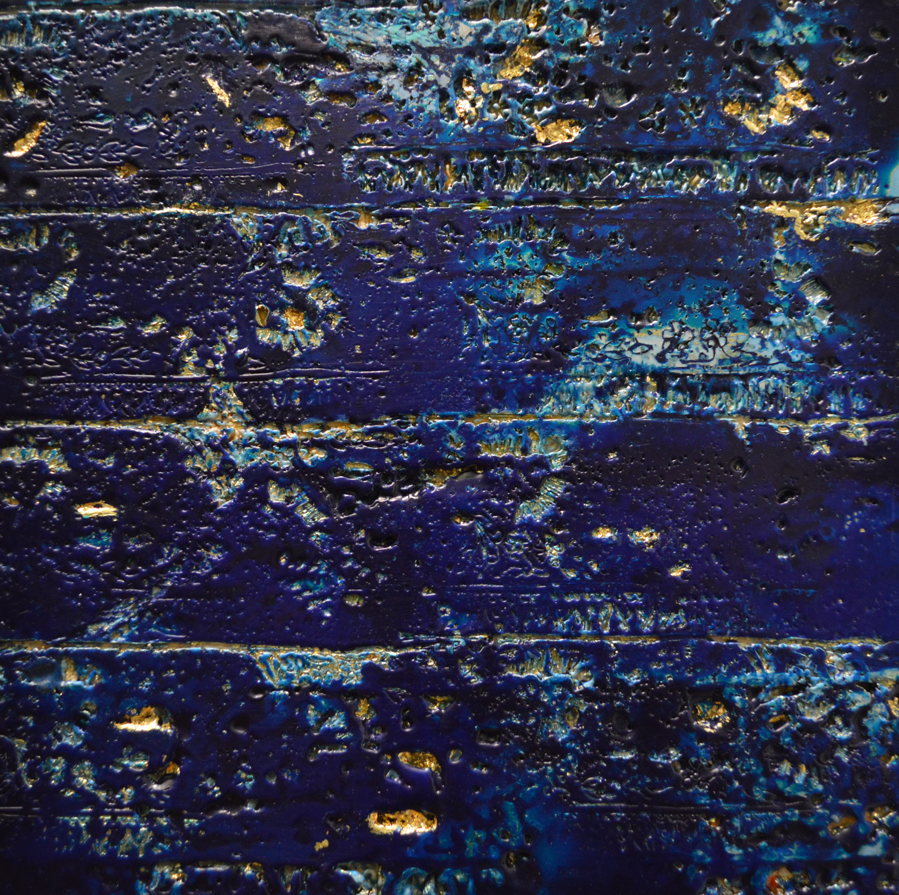 Nocturne is a deep blue and gold pieces inspired by the night.